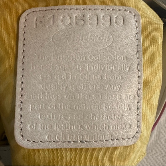 Brighton White Leather Rainbow All-in-One Crossbody Bag - Picture 13 of 16